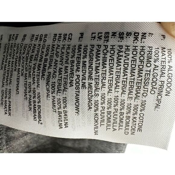 Adidas Stella McCartney Women’s Gray Sweat Capri Pants Sz M Logo Pockets Cotton - Picture 10 of 16